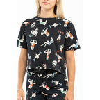 Moschino Black Cotton T-Shirt