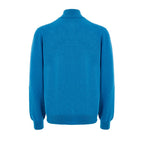 Gran Sasso Blue Wool Turtleneck