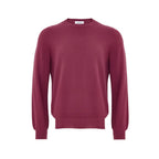 Gran Sasso Purple Cotton Sweatshirt