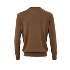 Gran Sasso Brown Silk Sweatshirt