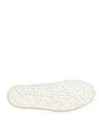 Dolce & Gabbana White Bianco Leather Men Low Top Sneakers Shoes