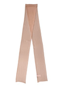 Dolce & Gabbana Light Pink Silk Sash Wrap Foulard 291cm x 19cm  Scarf