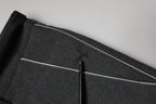 Daniele Alessandrini Gray Polyester Formal Dress Trouser Pants
