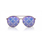 Michael Kors Brown Metal Sunglasses