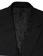 Dolce & Gabbana Black MARTINI Single Breasted Tuxedo Blazer