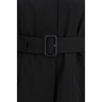 Burberry Black Cotton Trench Coat