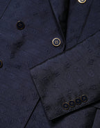 Dolce & Gabbana Dark Blue Double Breasted SICILIA 2 PC Suit