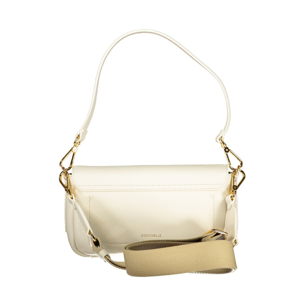 Coccinelle Bianco Pelle Womens Handbag