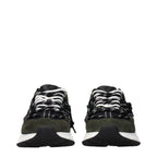 Versace Gray Leather Sneakers