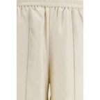Loulou De Saison Beige Silk Casual Pants