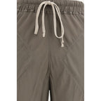 Rick Owens Brown Silk Flared Pants