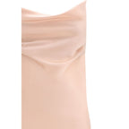 PINKO Multicolor Marabou Casual Dress