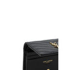 Saint Laurent Black Lamb Ovis Aries Aries Wallet