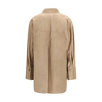 Salvatore Santoro Beige Lamb Ovis Aries Aries Shirt