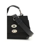 Zanellato Black Calf Leather Bos Taurus Handbag