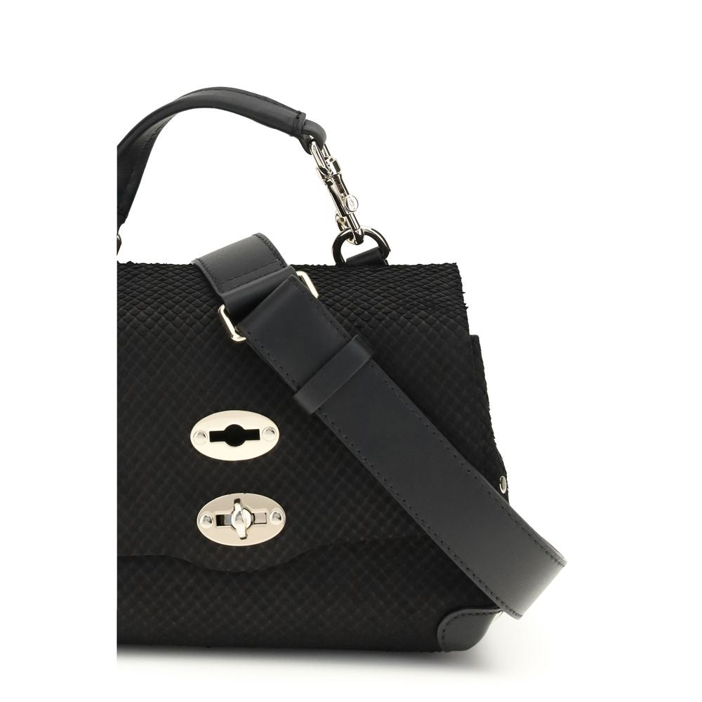 Zanellato Black Calf Leather Bos Taurus Handbag