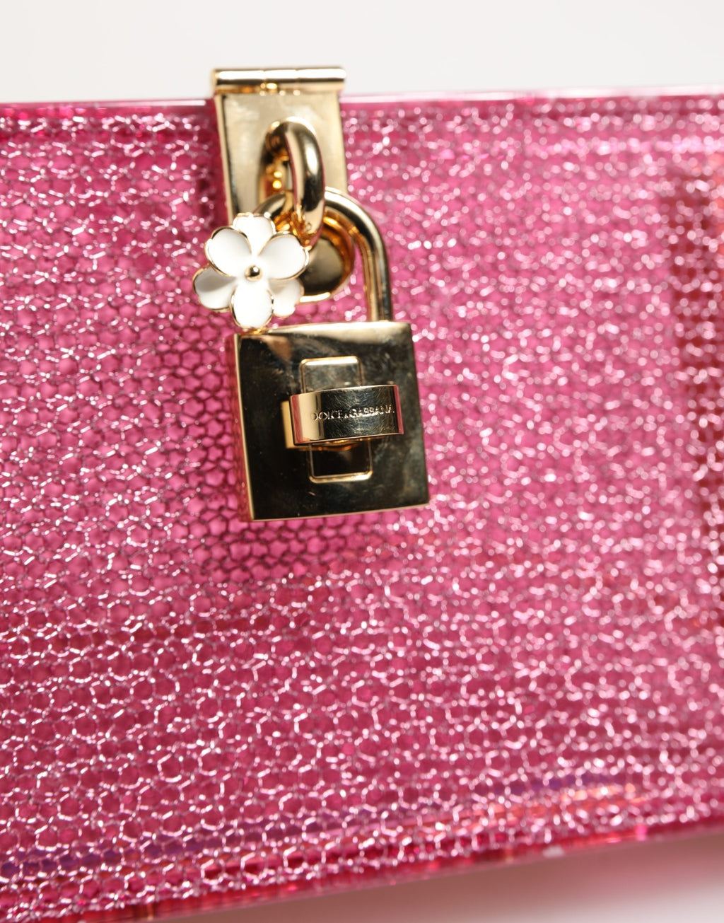 Dolce & Gabbana Pink DOLCE BOX Clutch Crossbody Women Evening Borse Bag