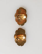 Dolce & Gabbana Gold Brass BOOM Cartoon Crystal Clip-On Women