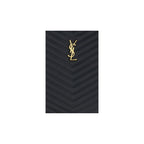 Saint Laurent Black Calf Leather Bos Taurus Clutch Bag