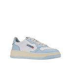 Autry Blue Leather Low Top Sneakers