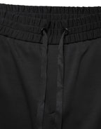 Dolce & Gabbana Black Polyester Cargo Jogger Men Trouser Pants
