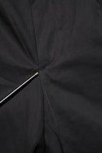 Dolce & Gabbana Black Cotton Skinny Dress Formal Trouser Pants