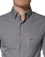 Paul & Shark Gray Cotton Long Sleeves Button Down Dress Shirt