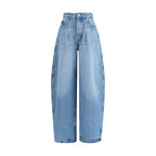 Jacquemus Blue Cotton Jeans Denim