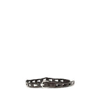 P.A.R.O.S.H. Black Calf Leather Bos Taurus Belt
