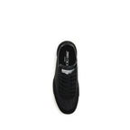 Jimmy Choo Black Calf Leather Bos Taurus Athletic Sneakers