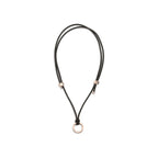 Brunello Cucinelli Brown Calf Leather Bos Taurus Keychain