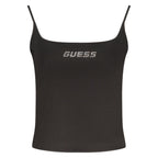 Guess Jeans Black Cotton Women's Tank Top