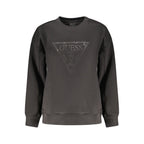 Guess Jeans Black Cotton Women Sweatshirt