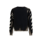 Off-White Black Cotton Sweatshirt