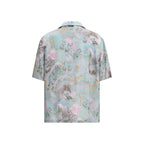 Off-White Multicolor Viscose Pattern Shirt