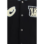Off-White Black Wool Oves Aries Bomber