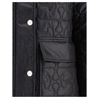Ganni Gray Nylon Coat