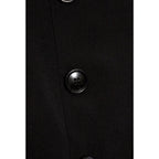 Alaïa Black Elastane Midi Skirt