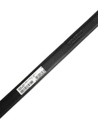 Dolce & Gabbana Men Black Viscose Leather Metal Buckle Belt