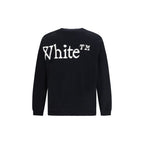 Off-White Black Cotton Sweatshirt