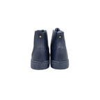 Borbonese Blue Genuine Leather Men Sneaker