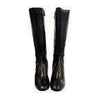 Borbonese Black Leather Women Boot