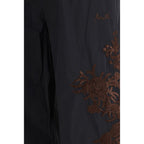 P.A.R.O.S.H. Black Cotton Casual Pants