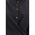 Lemaire Black Cotton Dress Shirt