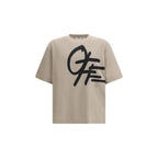 Off-White Beige Cotton Sportswear