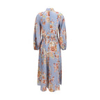 Zimmermann Multicolor Linen Long Dress