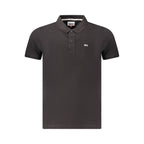Tommy Hilfiger Black Cotton Men's Polo Shirt