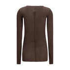 Rick Owens Brown Cotton Sportswear