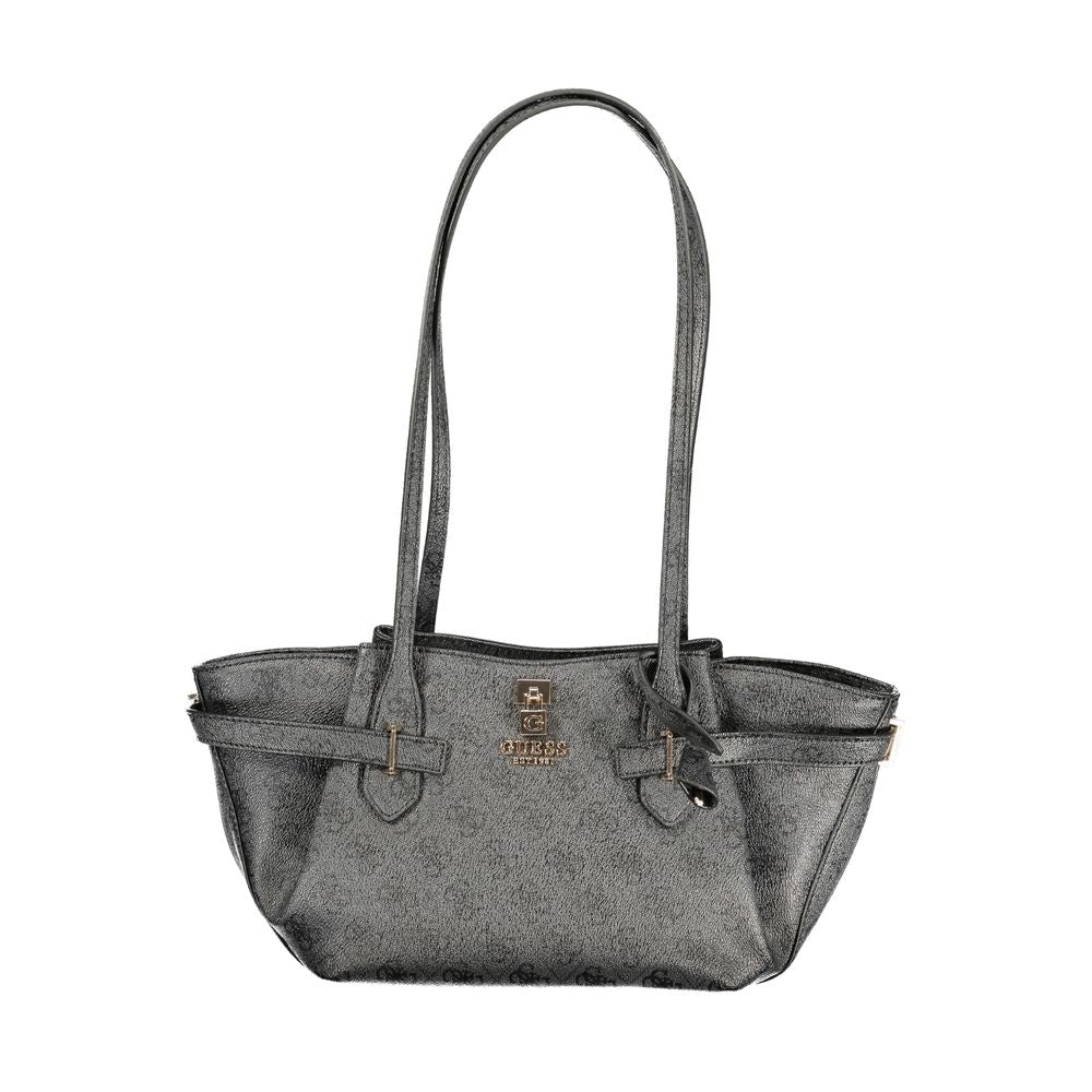 Guess Jeans Black Polyurethane Women's Handbag
