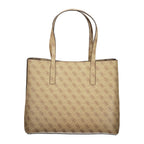 Guess Jeans Beige Polyurethane Women Handbag